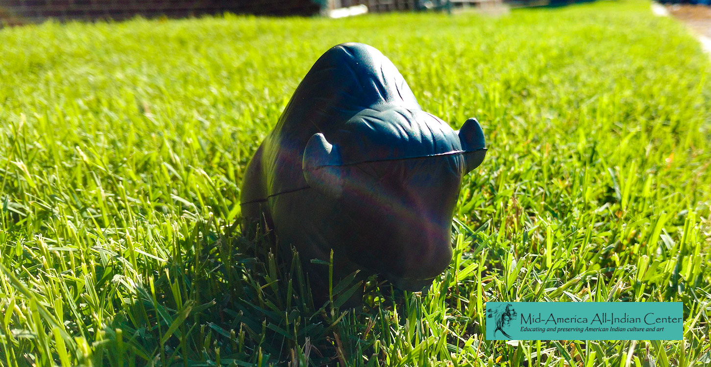 Mid American Indian Center Stress Ball/ Bison-Promotional Product