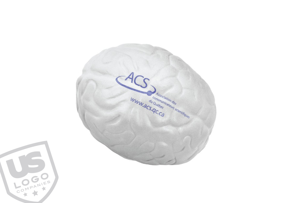Promotional products to promote your business are a no brainer, even with this brain-shaped molded stress ball