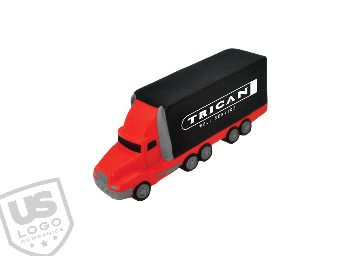 Generate sales and increase lead for your trucking or moving company with a branded semi truck stress ball